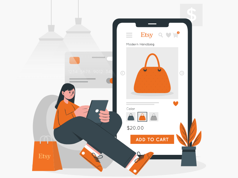 Image representing a review of the Etsy eCommerce platform